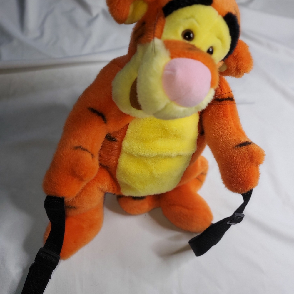 Disney Tigger Plush Backpack in Orange and Yellow